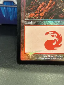 Invasion MTG FOIL Mountain (#346) NM UP - Image 4