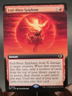 End-Blaze Epiphany (Extended Art) Lorwyn Eclipsed MTG Regular Near Mint - Image 1