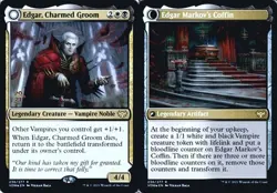 1x Edgar, Charmed Groom // Edgar Markov's Coffin - Foil - Prerelease Promo Moder - Image 1