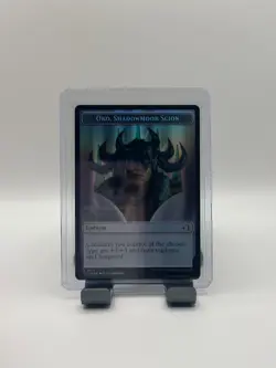 MTG, Elk/ Emblem - Oko, Shadowmoor Scion FOIL Double-Sided Token Lorwyn Eclipsed - Image 1