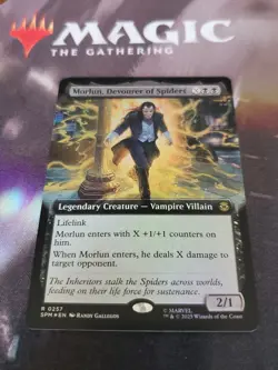 Mtg. Morlun, Devourer of Spiders. Foil Extended Art. Marvel's Spider-Man. Nm - Image 1