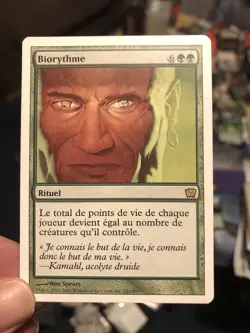 Biorhythm ~ French Language - Ninth Edition [ Excellent ] [ Magic MTG ] - Image 1