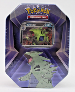 Pokemon Tryanitar Tin TCG 3 Booster Packs Inside+ 3 Holo Cards Factory Sealed - Image 1