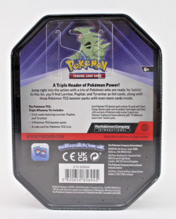 Pokemon Tryanitar Tin TCG 3 Booster Packs Inside+ 3 Holo Cards Factory Sealed - Image 2