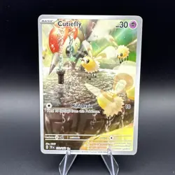 Cutiefly 172/162 SV05: Temporal Forces Holo Illustration Rare Pokemon TCG NM - Image 1