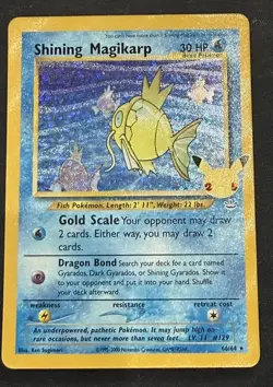 Shining Magikarp 66/64 Celebrations Classic Shiny Holo Rare Pokemon 🔥 - Image 1