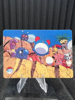 Pokemon Vintage Pocket Monsters Vending HOLO Prism Sticker Bandai 1999 Nintendo - Image 2