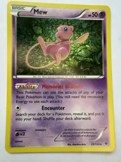 Mew 29/124 | Holo Rare | Fates Collide | NM | Pokemon TCG - Image 1