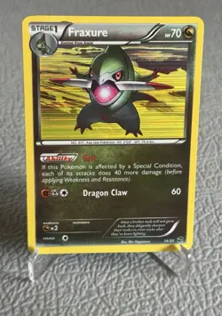 Pokemon Fraxure 14/20 Holo Dragon Vault NM/VLP 💎 - Image 1