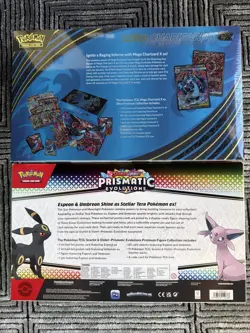 Lot 2 Pokemon Mega Charizard X ex UPC & Prismatic Evolutions Figure Collection - Image 2