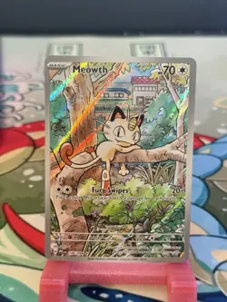 Pokemon TCG Meowth 106/094 Phantasmal Flames Illustration Rare MINT/Near Mint - Image 1