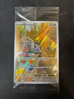 Mimikyu SVP 075 SEALED Black Star Promo Pokemon Paldean Fates ETB Holo NM - Image 1