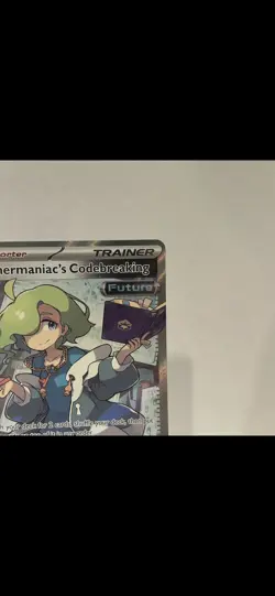 Pokemon Ciphermaniac's Codebreaking 198/162 Temporal Forces Full Art Holo Engli… - Image 3