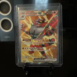 Pokemon TCG Incineroar EX Full Art Holo Ultra Rare 187/162 SV05: Temporal Forces - Image 1