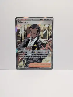 Pokemon Salvatore 202/162 SV05: Temporal Forces Ultra Rare Trainer Full Art Holo - Image 1