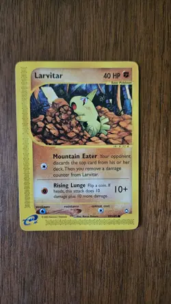 Larvitar - 89/147 - Common - WOTC Aquapolis - Pokemon TCG - NM - Image 1