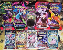 Sealed Pokemon TCG 10 Pack Lot 151 DESTINED RIVALS PHANTASMAL FLAMES TWILIGHT MA - Image 2