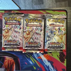 Pokemon Prismatic Evolutions Booster Pack Lot Scarlet & Violet 30x Packs TCG - Image 1