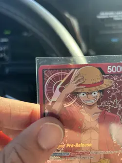 2022 ONE PIECE STRAW HAT CREW SUPER PRE-RELEASE ST01-001 MONKEY D. LUFFY - Image 5