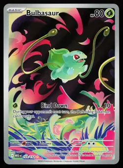 Bulbasaur 133/132 Holo Illustration Rare Mega Evolution Pokemon Card - Image 1
