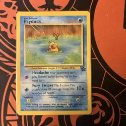 2000 Pokemon Psyduck Promo 20 Black Star LP-NM WOTC Vintage Card Rare TCG - Image 1