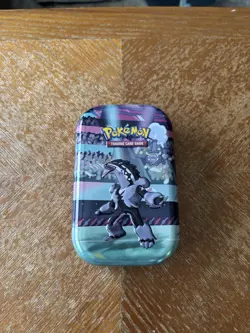 2020 Pokemon Galar Obstagoon Mini Tin Collectors Empty (No Cards) - Image 1