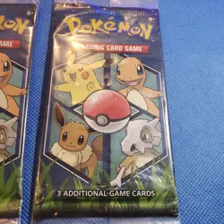 2 Sealed Kanto Pokemon Trading Card Game Packs - 3 Additional Cards PBMI17 NEW! - Image 4