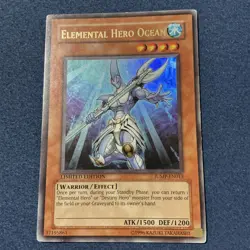Yugioh Card TCG JUMP-EN013 Elemental Hero Ocean Ultra Rare Limited Edition - Image 2