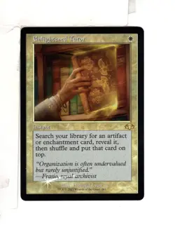 MTG SkeenAB Enlightened Tutor RETRO FRAME FOIL from DMR. NM. - Image 1