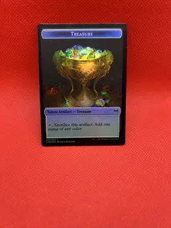 Treasure Angel Warrior Foil Double-sided Token -Kaldheim - Image 2