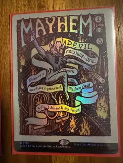 Secret Lair: Prints of Darkness Rainbow Foil NM - Image 2