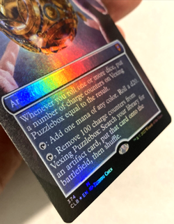 MTG Vexing Puzzlebox *BORDERLESS FOIL* Battle for Baldur's Gate 374 NM - Image 2