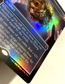 MTG Vexing Puzzlebox *BORDERLESS FOIL* Battle for Baldur's Gate 374 NM - Image 3