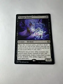 Twilight Diviner NM Lorwyn Eclipsed Magic The Gathering Mtg Near Mint Elf Cleric - Image 1