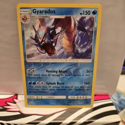 Gyarados 33/147 Holo Rare Burning Shadows Reverse Holo Pokemon Card - Image 1