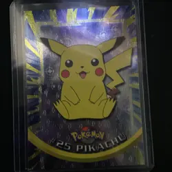 Pokemon Card - Topps Special Foil Pikachu TV Animation Edition Holo 2000 # 25 NM - Image 1