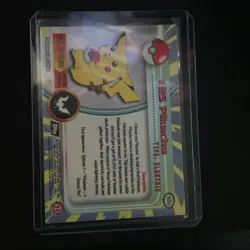 Pokemon Card - Topps Special Foil Pikachu TV Animation Edition Holo 2000 # 25 NM - Image 2
