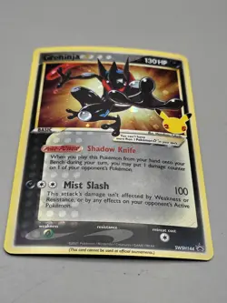 Pokemon TCG Greninja Gold Star SWSH144 Celebrations Black Star Promo NM - Image 1