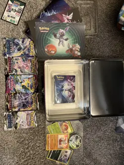 Pokemon TCG 2022 Fall Collectors Tin Chest Lunch Set of 5 - Image 2