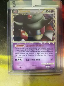 Pokemon TCG 2010 HGSS Undaunted Slowking Prime Holo 85/90 Heavily Played - Image 1