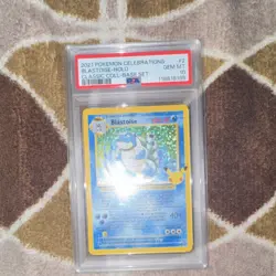 Pokemon Blastoise 2/102 Celebrations: Classic Collection Holo PSA 10 - Image 1