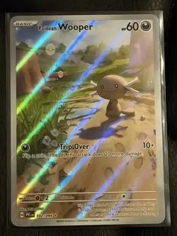 Paldean Wooper 102/094 Me02: Phantasmal Flames Illustration Rare Pokemon Card - Image 1
