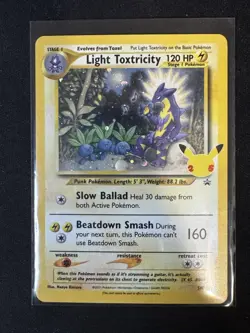 Light Toxtricity SWSH137 Black Star Promos Stamped Celebrations Holo Pokemon NM - Image 1