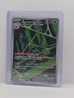 Pokemon TCG Team Rockets Spidops Illustration Rare Card 187/182 Destined Rivals - Image 1