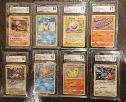 Pokemon 2023 Trading Card Game Classic lot of 8 CGC 10 Slabs, Wartortle, Onix - Image 1