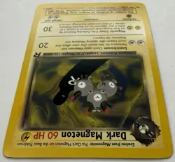 Dark Magneton 28/82 Rare Team Rocket 2000 Pokemon TCG LP - Image 2