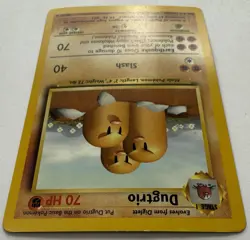 Dugtrio 19/102 Non Holo Rare Base Set Unlimited 1999 Pokemon TCG LP - Image 2