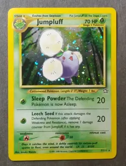 Pokemon Neo Genesis Set Rare Holo Jumpluff 7/111 (Unlimited, English) - Image 1