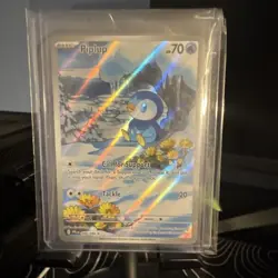 Pokemon Piplup 098/094 Me02: Phantasmal Flames Illustration Rare Holo 70HP Card - Image 1