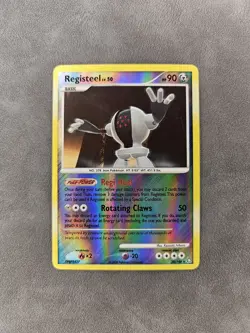 Pokemon TCG Registeel 39/146 Reverse Holo Rare - DP Legends Awakened - LP - Image 1